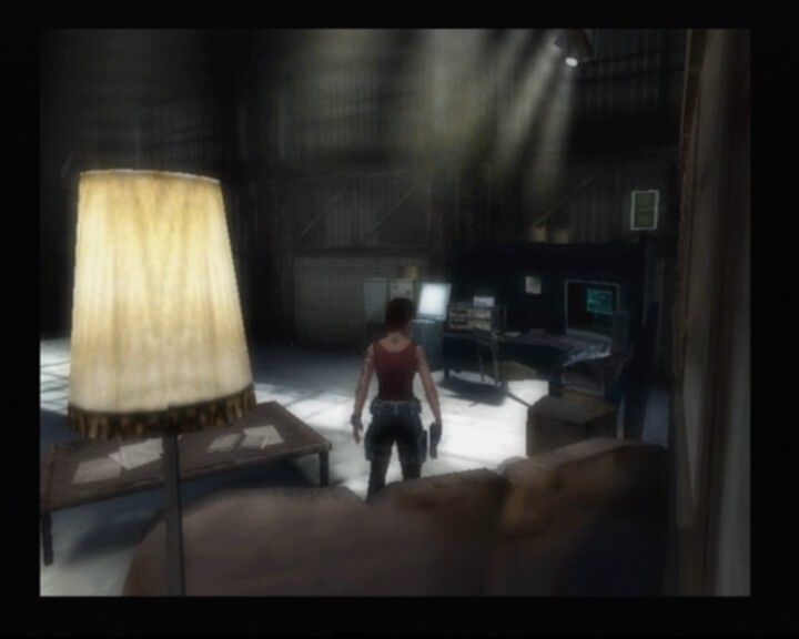 Headhunter: Redemption (PlayStation 2) screenshot: You start the game as Leeza X in Jack's HQ which serves as a training ground