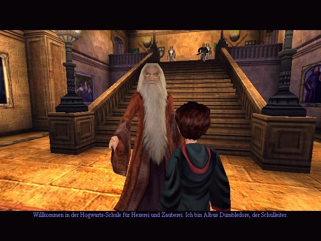 Harry Potter and the Sorcerer's Stone (Windows) screenshot: Albus Dumbledore