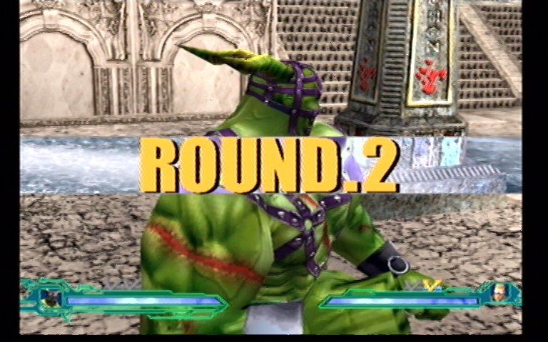 Heavy Metal: Geomatrix (Dreamcast) screenshot: In Game Fighting 4