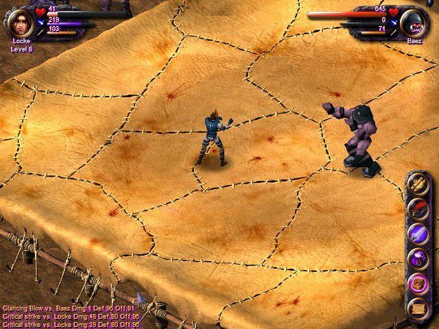 Revenant (Windows) screenshot: This big hulk can be a problem if your "Hand-to-Hand" level is low