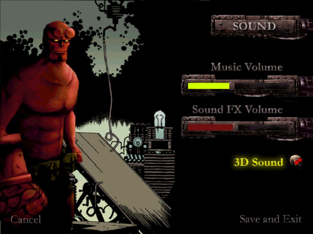 Hellboy: Dogs of the Night (Windows) screenshot: Pump Up the Volume
