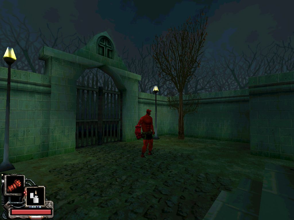 Hellboy: Dogs of the Night (Windows) screenshot: Welcome Home (Sanitarium)