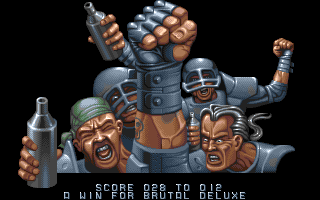 Speedball 2: Brutal Deluxe (Amiga CD32) screenshot: Won the match