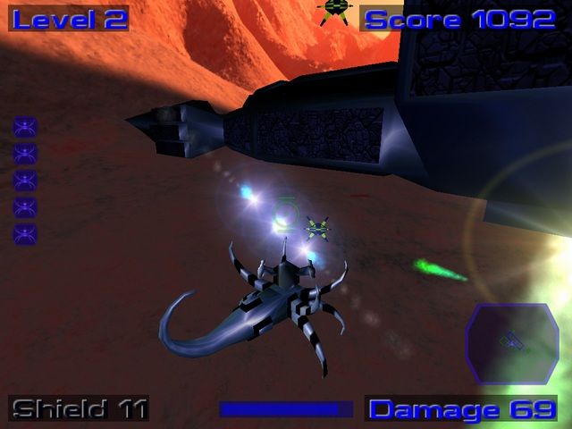Hellhog XP (Windows) screenshot: Phalanx Gun
