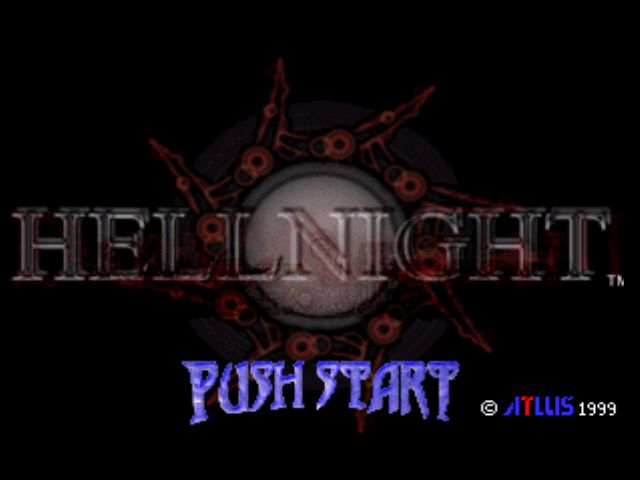 Hellnight (PlayStation) screenshot: Title screen
