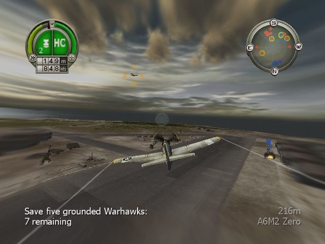 Heroes of the Pacific (Xbox) screenshot: Warspeed at Pearl Harbor