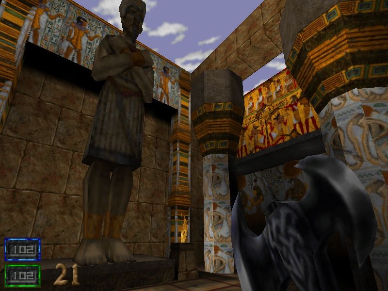 Hexen II (Windows) screenshot: Egyptian