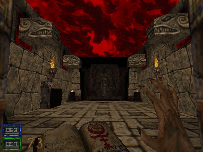 Hexen II (Windows) screenshot: Quetzalcoatl ?