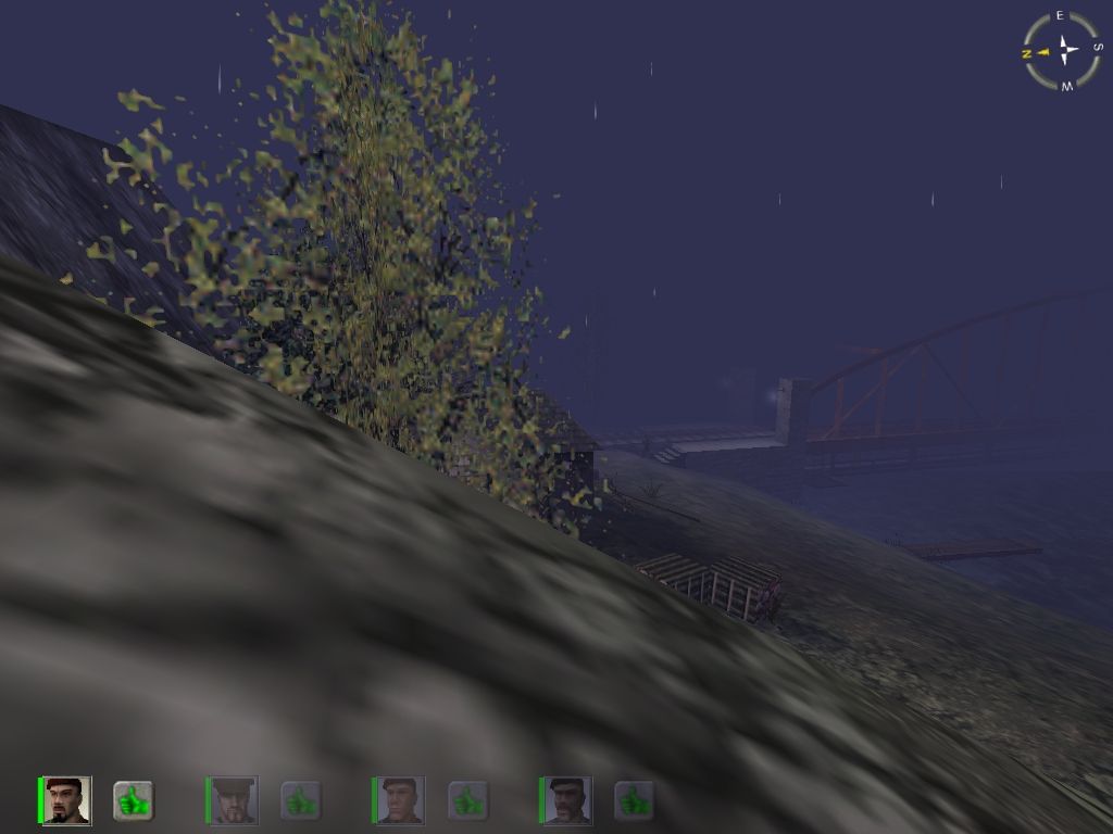 Hidden & Dangerous Deluxe (Windows) screenshot: First port of call, the bridge