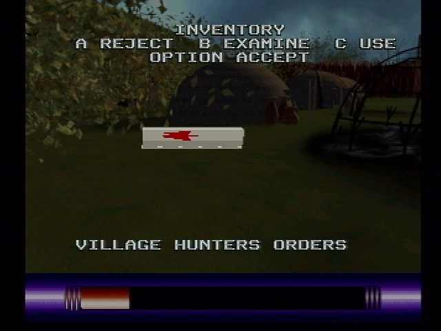 Highlander: The Last of the MacLeods (Jaguar) screenshot: Inventory