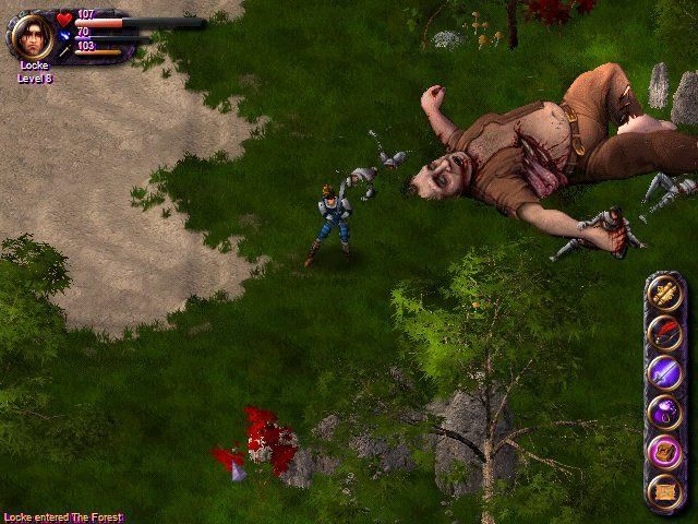 Revenant (Windows) screenshot: Luckily you didn't have to go up against this Giant in the Forest