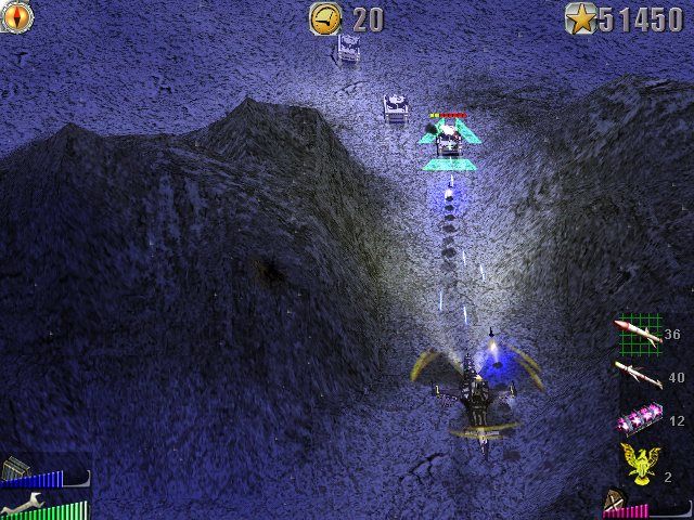 Heli Heroes (Windows) screenshot: Mountains