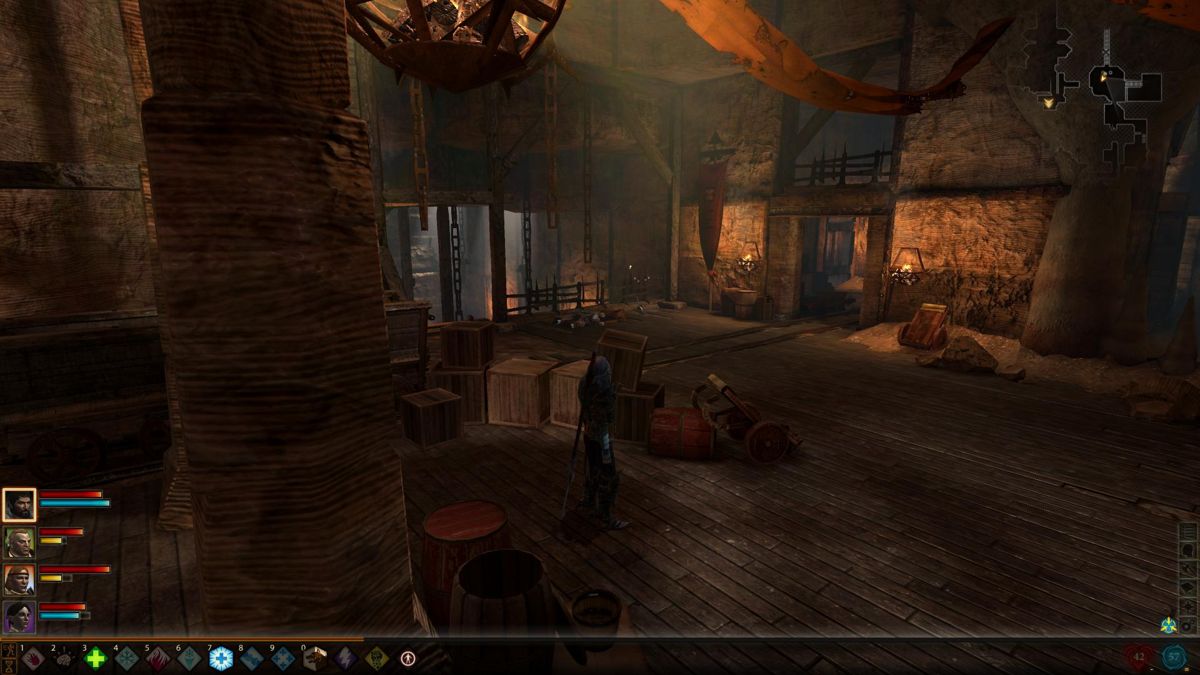 Dragon Age II: Legacy (Windows) screenshot: A mine - and not even copy & pasted from the one indoor area from the main game!
