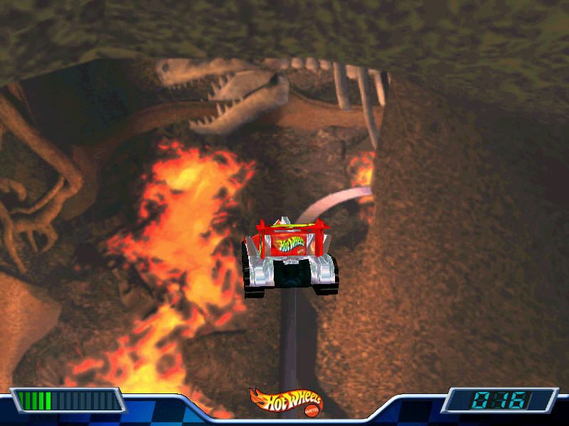 Hot Wheels: Stunt Track Driver 2: GET 'N DIRTY (Windows) screenshot: Underground race track