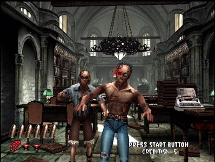 The House of the Dead 2 (Dreamcast) screenshot: Hello gorgeous!