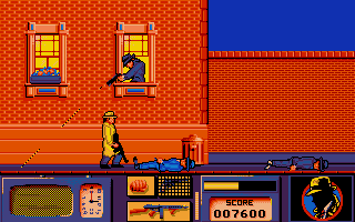 Dick Tracy (DOS) screenshot: but if you've got tommy gun...