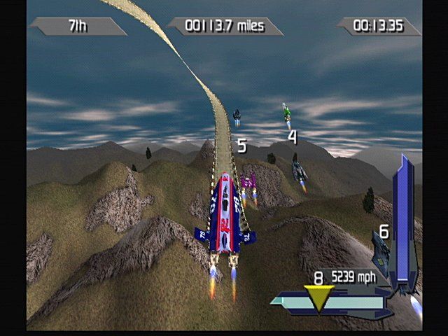 HSX: HyperSonic.Xtreme (PlayStation 2) screenshot: Nice Jump
