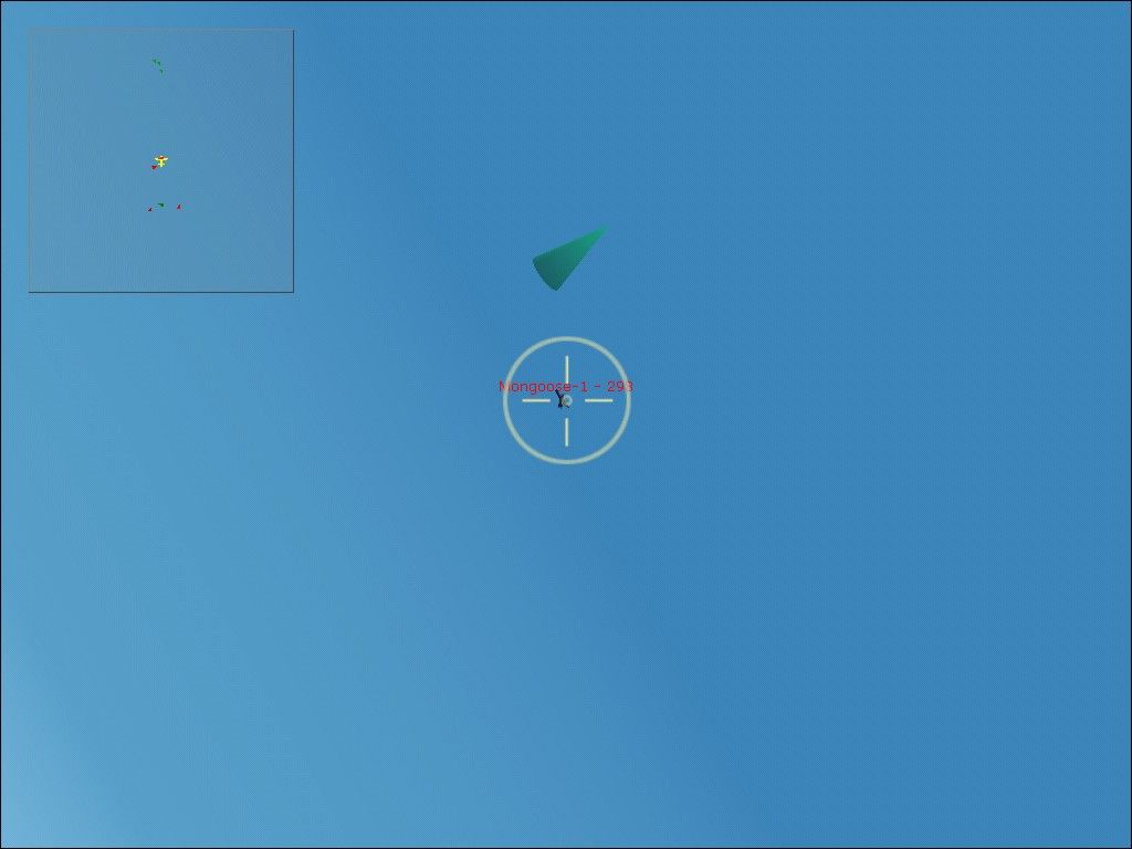 Microsoft Combat Flight Simulator 2: WW II Pacific Theater (Windows) screenshot: Someone's luck is about to run out.