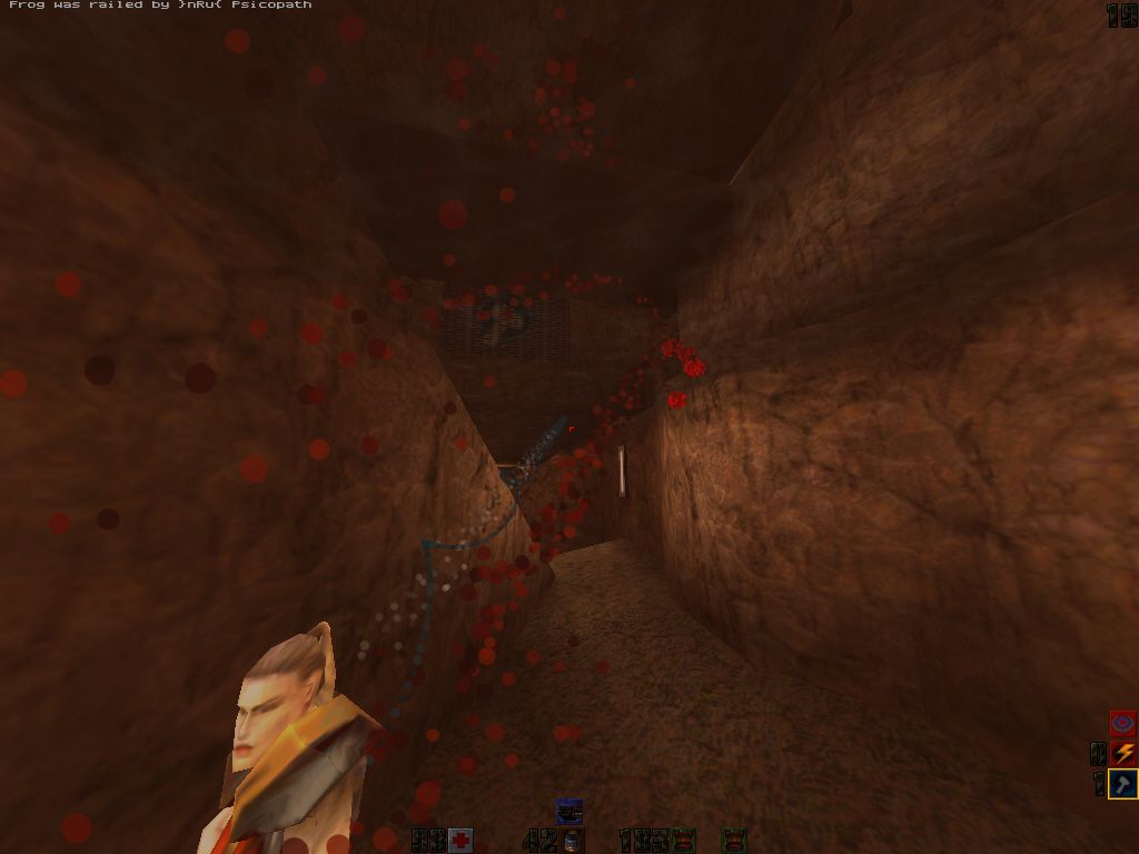 Quake II (Windows) screenshot: Hope this'll wash out...