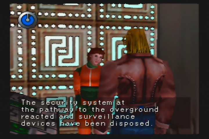 Hybrid Heaven (Nintendo 64) screenshot: Conversation