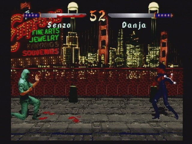 Kasumi Ninja (Jaguar) screenshot: Senzo vs. Danja