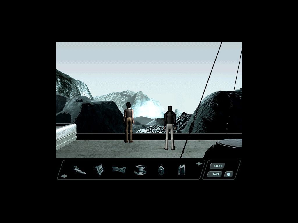 Zero Critical (Windows) screenshot: sharing the planet's rocky landscape with Myna