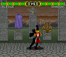 Doomsday Warrior (SNES) screenshot: Shadow Boxing