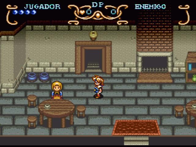 Illusion of Gaia (SNES) screenshot: In a house