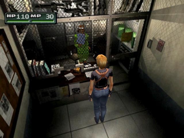 Parasite Eve II (PlayStation) screenshot: Buying a weapon