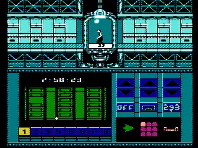 Impossible Mission II (NES) screenshot: Starting a new game
