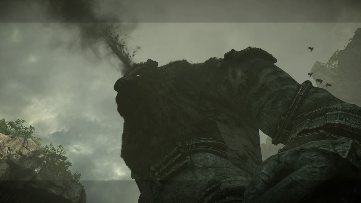 Shadow of the Colossus (PlayStation 4) screenshot: And the colossus goes down