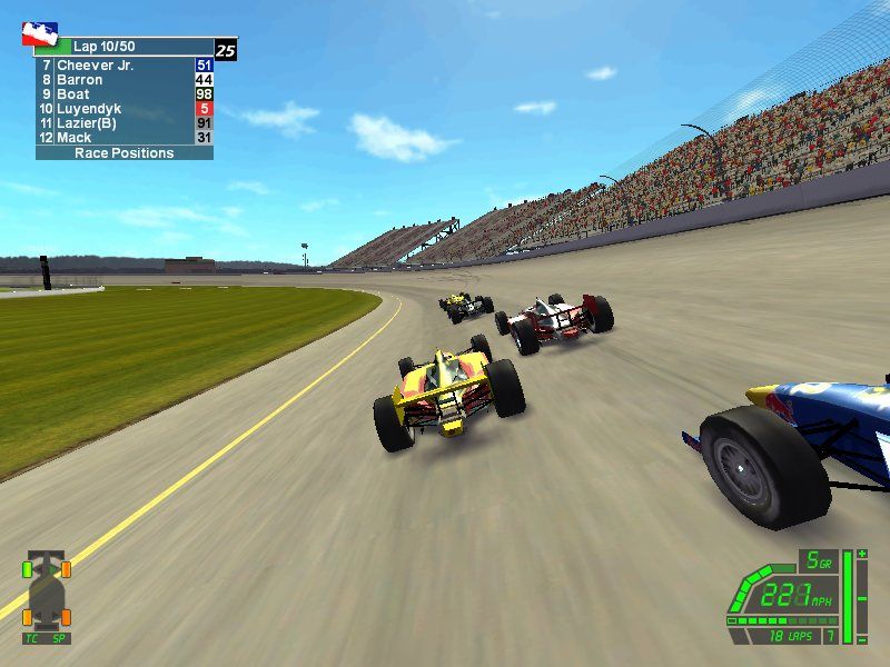 IndyCar Series (Windows) screenshot: External view