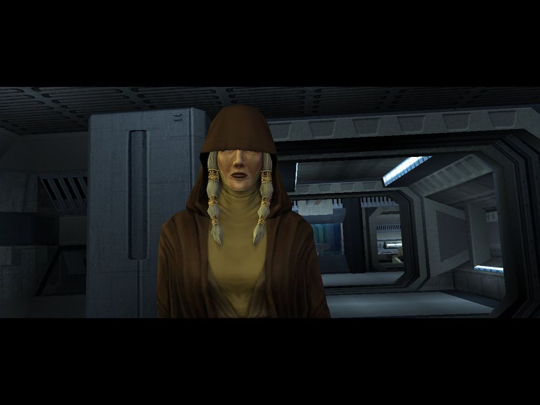 Star Wars: Knights of the Old Republic II - The Sith Lords (Windows) screenshot: Kreia: One of the many mysterious NPCs you're able to recruit in the game