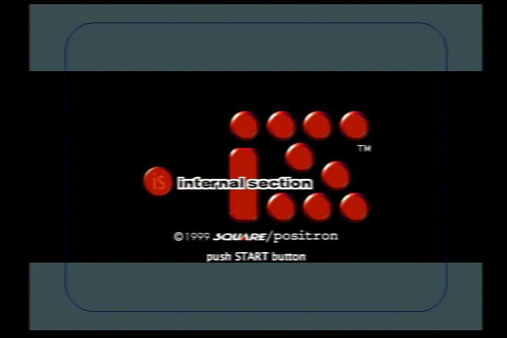 iS: internal section (PlayStation) screenshot: Title Screen