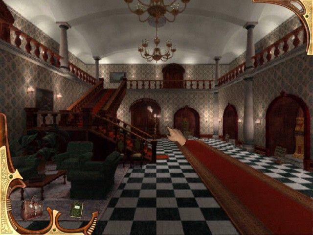 The Mystery of the Mummy (Windows) screenshot: The manor in question.