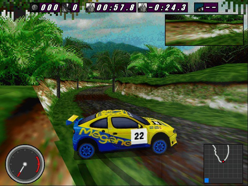 International Rally Championship (Windows) screenshot: Spin