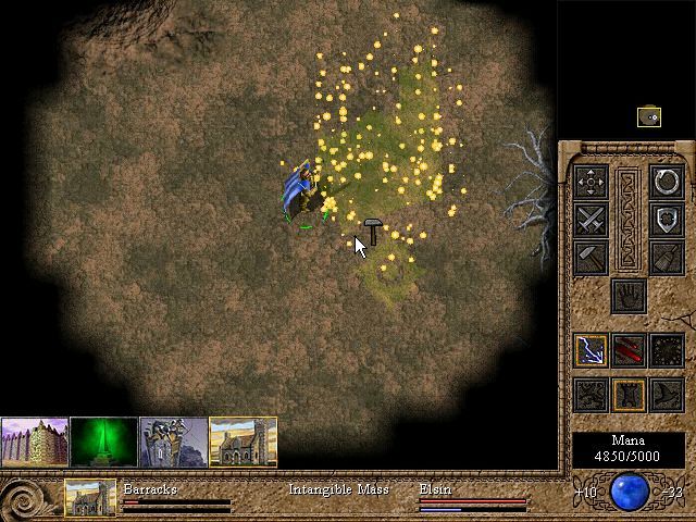 Total Annihilation: Kingdoms (Windows) screenshot: [Demo] Building a barracks