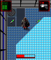 Blade: Trinity (J2ME) screenshot: These syringes will fill up your health meter.