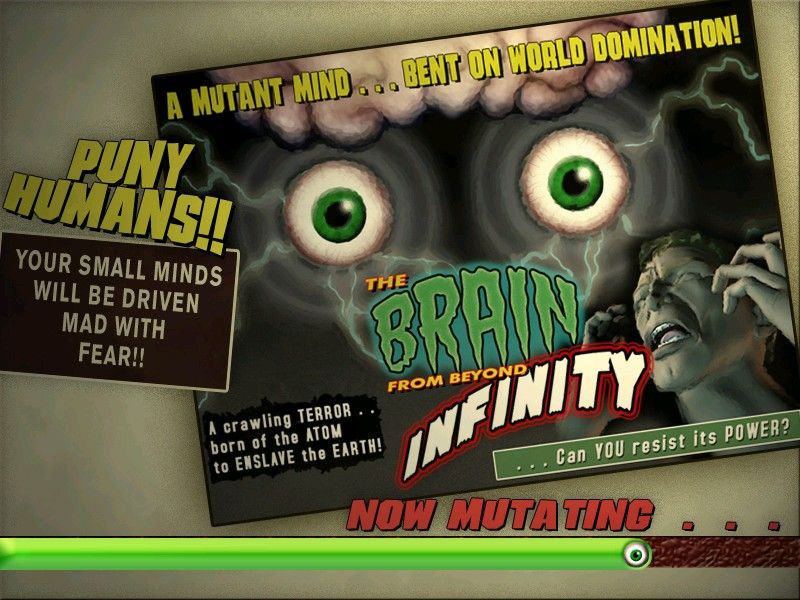 I was an Atomic Mutant! (Windows) screenshot: Feel the terror of the load screen!