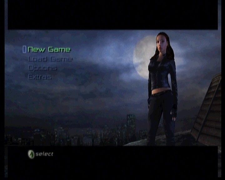 James Cameron's Dark Angel (Xbox) screenshot: Main Menu