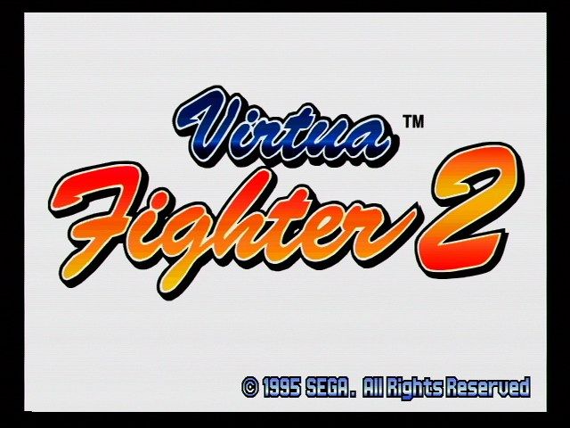 Virtua Fighter 2 (SEGA Saturn) screenshot: Title Screen