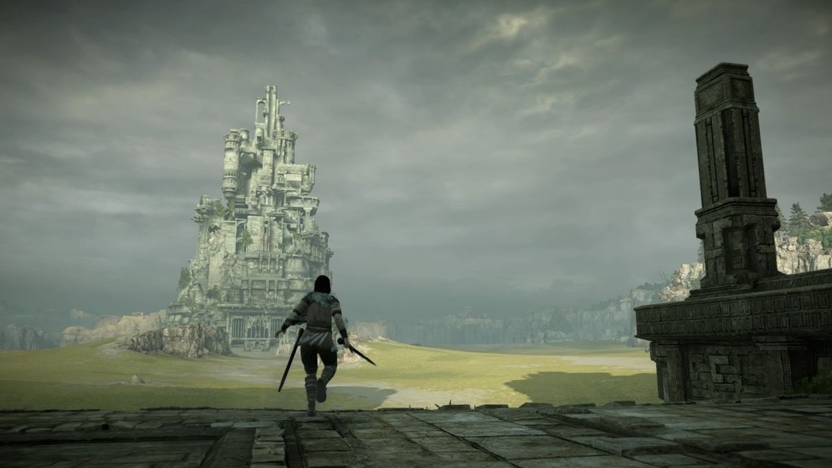 Shadow of the Colossus (PlayStation 4) screenshot: View of the temple