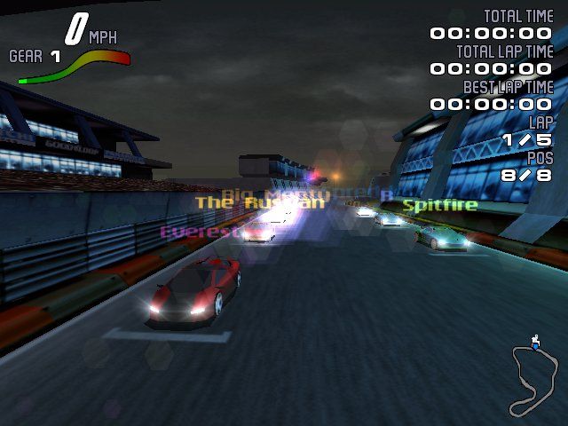 Motorhead (Windows) screenshot: Start of race