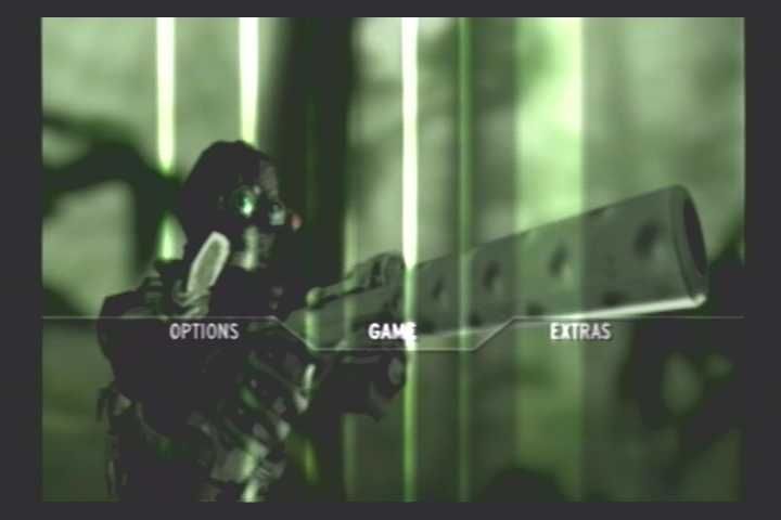 Killzone (PlayStation 2) screenshot: Main screen