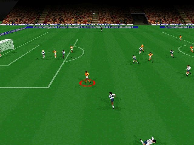 Kick Off 98 (Windows) screenshot: A long throw