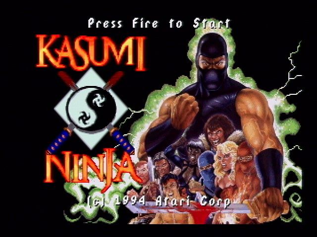 Kasumi Ninja (Jaguar) screenshot: Title screen