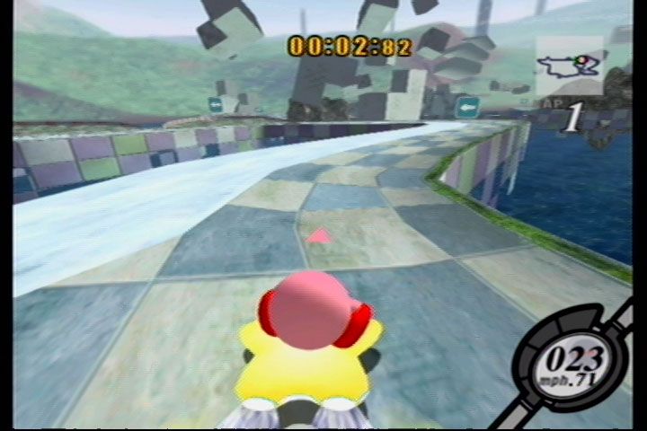 Kirby Air Ride (GameCube) screenshot: Air Ride: Checker Knights