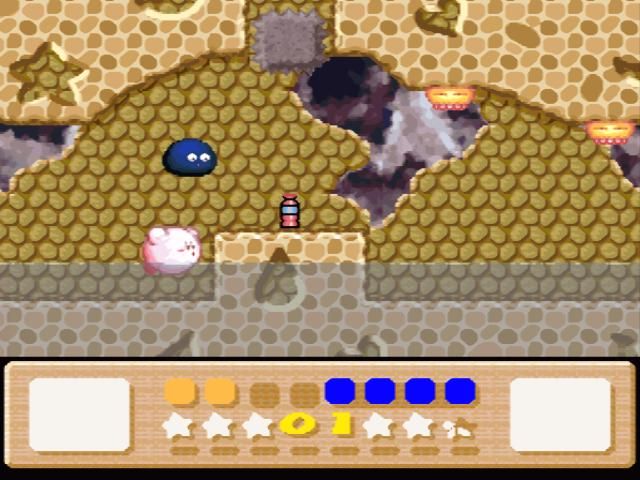 Kirby's Dream Land 3 (SNES) screenshot: Umm, yummy