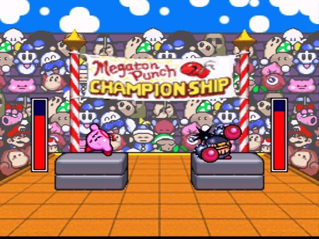Kirby Super Star (SNES) screenshot: Punch championship