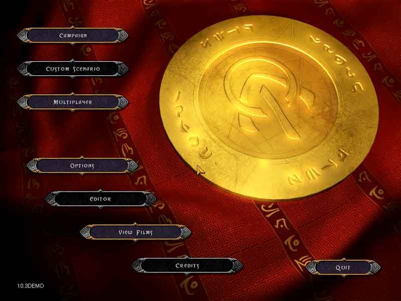 Kohan: Immortal Sovereigns (Windows) screenshot: Main Menu